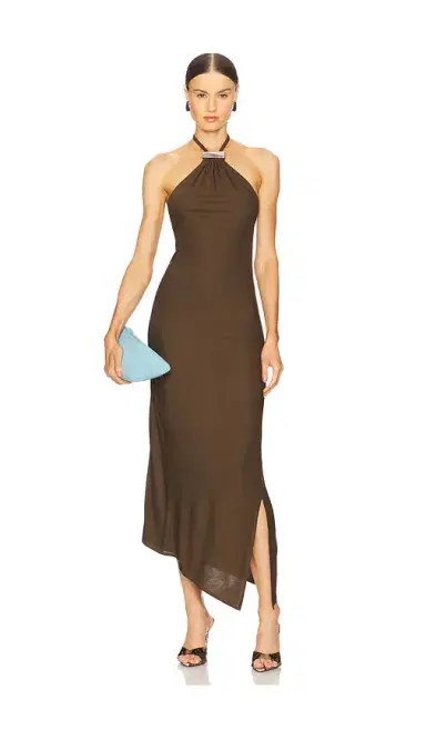 The Attico Halter Neck Gown | Thumbnail 1 The Attico Halter Neck Gown | Thumbnail 1