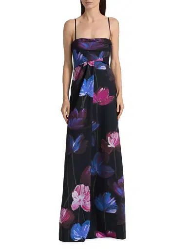 Chiara Boni La Petite Robe Women's Yass Floral Strapless Gown | Thumbnail 6 Chiara Boni La Petite Robe Women's Yass Floral Strapless Gown | Thumbnail 6