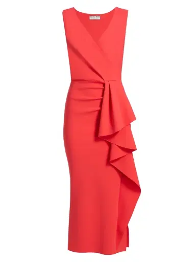 Chiara Boni La Petite Robe Women's Sayon Drape Sheath Cocktail Dress | Thumbnail 1 Chiara Boni La Petite Robe Women's Sayon Drape Sheath Cocktail Dress | Thumbnail 1