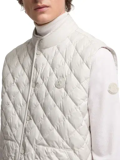 Moncler Men's Lycope Puffer Vest - Ice | Thumbnail 4 Moncler Men's Lycope Puffer Vest - Ice | Thumbnail 4