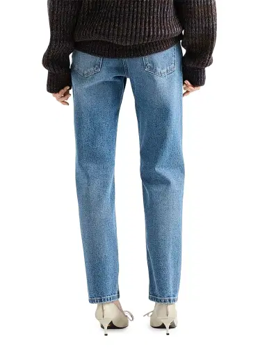 Prada Women's Straight-Leg Denim Jeans - Blue | Thumbnail 3 Prada Women's Straight-Leg Denim Jeans - Blue | Thumbnail 3