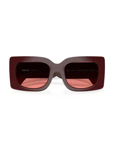 Versace Women's 54MM Square Sunglasses - Burgundy Pink | Thumbnail 5 Versace Women's 54MM Square Sunglasses - Burgundy Pink | Thumbnail 5