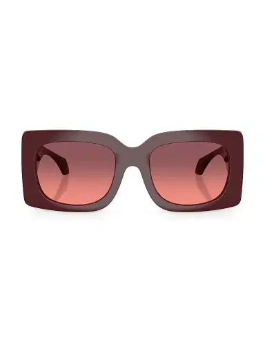 Versace Women's 54MM Square Sunglasses - Burgundy Pink | Thumbnail 1 Versace Women's 54MM Square Sunglasses - Burgundy Pink | Thumbnail 1