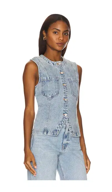 PISTOLA Gia Fitted Collar Vest | Thumbnail 2 PISTOLA Gia Fitted Collar Vest | Thumbnail 2