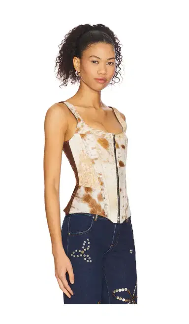 Understated Leather x REVOLVE Cowhide Bustier | Thumbnail 2 Understated Leather x REVOLVE Cowhide Bustier | Thumbnail 2