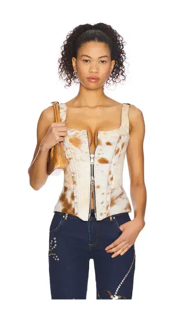 Understated Leather x REVOLVE Cowhide Bustier | Thumbnail 1 Understated Leather x REVOLVE Cowhide Bustier | Thumbnail 1