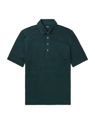 Zegna Oasi Linen Polo Shirt - Men | Thumbnail 1 Zegna Oasi Linen Polo Shirt - Men | Thumbnail 1