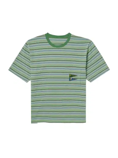 KAPITAL Logo-Appliquéd Striped Cotton-Jersey T-Shirt - Men | Thumbnail 1 KAPITAL Logo-Appliquéd Striped Cotton-Jersey T-Shirt - Men | Thumbnail 1