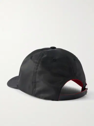 Christian Louboutin Mooncrest AC Logo-Embroidered Leather-Trimmed Nylon-Twill Baseball Cap - Men | Thumbnail 3 Christian Louboutin Mooncrest AC Logo-Embroidered Leather-Trimmed Nylon-Twill Baseball Cap - Men | Thumbnail 3