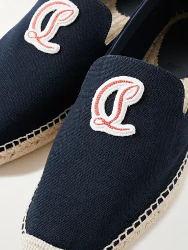 Christian Louboutin Nanou Logo-Appliquéd Canvas Espadrilles - Men | Thumbnail 5 Christian Louboutin Nanou Logo-Appliquéd Canvas Espadrilles - Men | Thumbnail 5