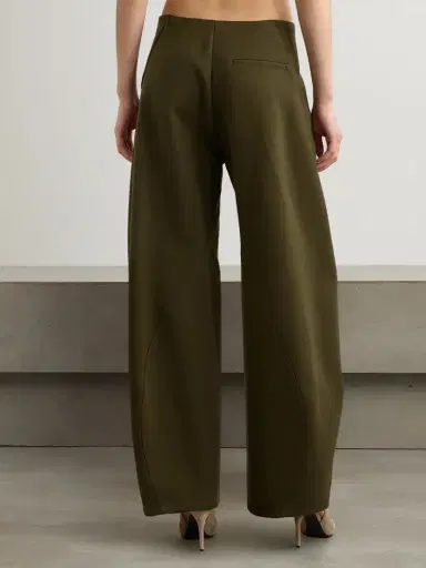 Alaïa Cotton-poplin Barrel-leg Pants | Thumbnail 4 Alaïa Cotton-poplin Barrel-leg Pants | Thumbnail 4