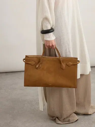 Alaïa East West Nubuck Tote | Thumbnail 2 Alaïa East West Nubuck Tote | Thumbnail 2