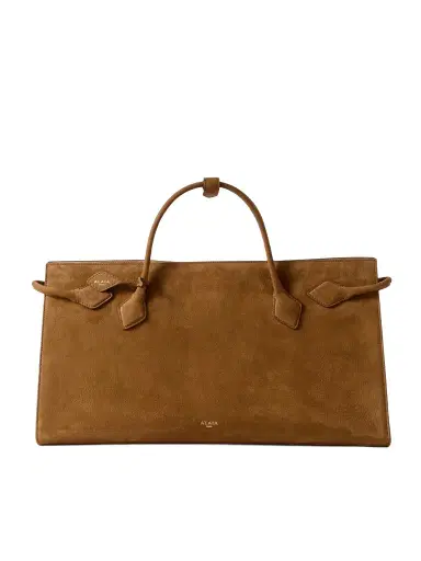 Alaïa East West Nubuck Tote | Thumbnail 1 Alaïa East West Nubuck Tote | Thumbnail 1