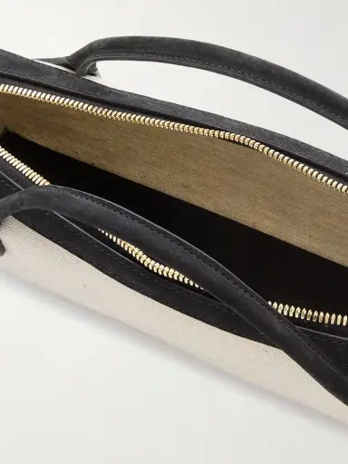 Alaïa Le Teckel Leather-trimmed Canvas Clutch | Thumbnail 5 Alaïa Le Teckel Leather-trimmed Canvas Clutch | Thumbnail 5