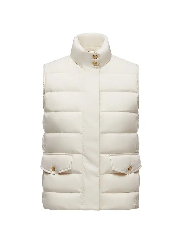 Women's Besset Puffer Vest - White Women's Besset Puffer Vest - White
