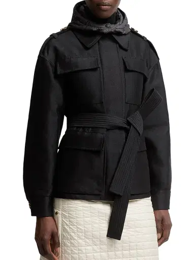 Moncler Women's Essalois Puffer Jacket - Black | Thumbnail 2 Moncler Women's Essalois Puffer Jacket - Black | Thumbnail 2