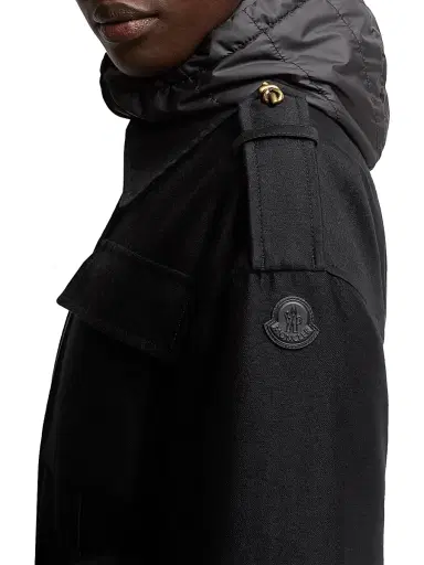 Moncler Women's Essalois Puffer Jacket - Black | Thumbnail 4 Moncler Women's Essalois Puffer Jacket - Black | Thumbnail 4