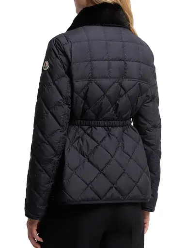 Moncler Women's Cygne Puffer Jacket - Navy Blue | Thumbnail 3 Moncler Women's Cygne Puffer Jacket - Navy Blue | Thumbnail 3