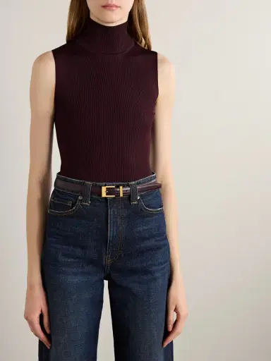 Khaite Manhattan Leather Belt | Thumbnail 2 Khaite Manhattan Leather Belt | Thumbnail 2