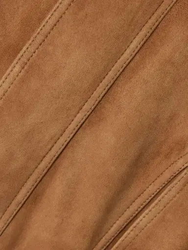 Nour Hammour Dalma Suede Bomber Jacket | Thumbnail 5 Nour Hammour Dalma Suede Bomber Jacket | Thumbnail 5