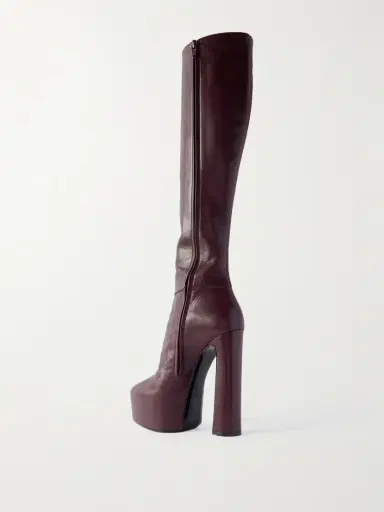 Saint Laurent Nico Leather Over-the-knee Boots | Thumbnail 3 Saint Laurent Nico Leather Over-the-knee Boots | Thumbnail 3