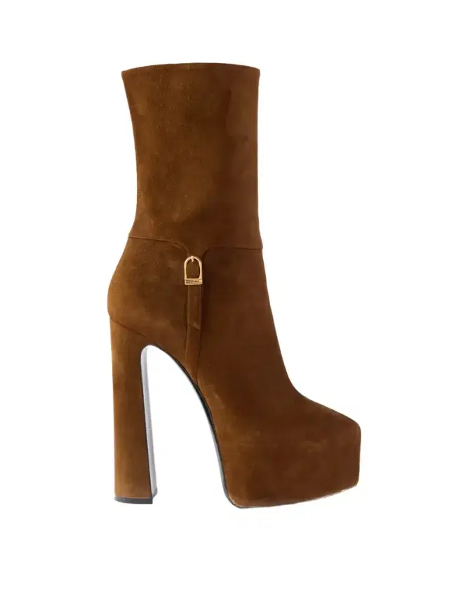 Nico Buckled Suede Platform Boots Nico Buckled Suede Platform Boots