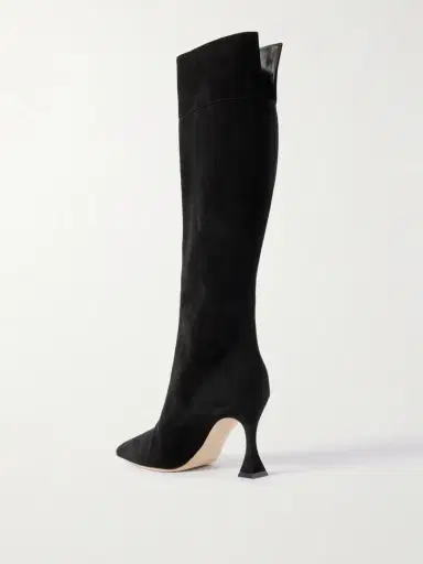 Manolo Blahnik Miralonepla 90 Suede Knee Boots | Thumbnail 3 Manolo Blahnik Miralonepla 90 Suede Knee Boots | Thumbnail 3