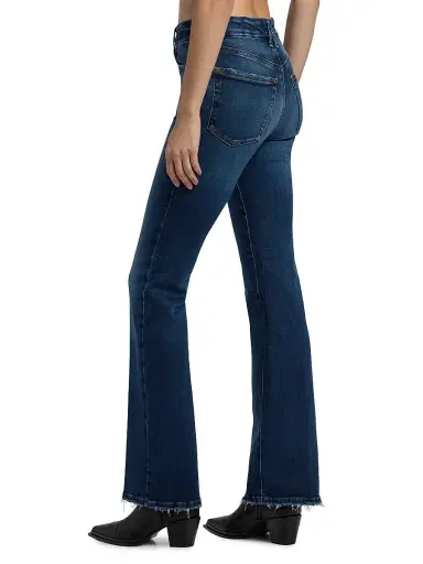 Good American Women's SoftTech Good Classic Boot-Cut Jeans - Indigo | Thumbnail 5 Good American Women's SoftTech Good Classic Boot-Cut Jeans - Indigo | Thumbnail 5