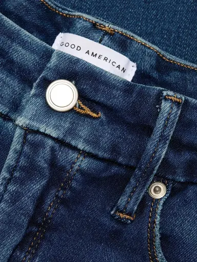 Good American Women's SoftTech Good Classic Boot-Cut Jeans - Indigo | Thumbnail 7 Good American Women's SoftTech Good Classic Boot-Cut Jeans - Indigo | Thumbnail 7