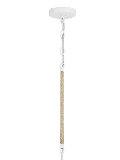 Crystorama Jasper 3-Light Wood Pendant - White | Thumbnail 5 Crystorama Jasper 3-Light Wood Pendant - White | Thumbnail 5
