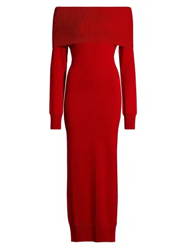 Stella McCartney Women's Light Wool Maxi Dress | Thumbnail 1 Stella McCartney Women's Light Wool Maxi Dress | Thumbnail 1