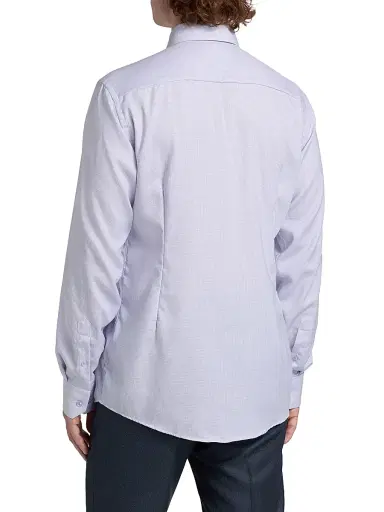 Eton Men's Contemporary-Fit Striped Elevated Cotton Shirt | Thumbnail 5 Eton Men's Contemporary-Fit Striped Elevated Cotton Shirt | Thumbnail 5