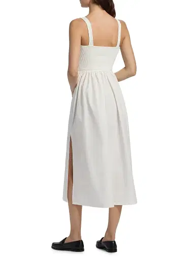 Reiss Women's Kori Mix-Media Midi-Dress - | Thumbnail 5 Reiss Women's Kori Mix-Media Midi-Dress - | Thumbnail 5