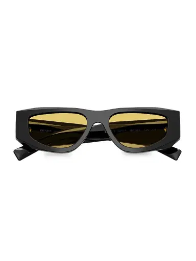 Prada Men's 52MM Rectangular Sunglasses | Thumbnail 5 Prada Men's 52MM Rectangular Sunglasses | Thumbnail 5