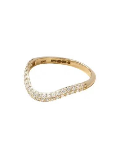 STONE AND STRAND Anjelica 14-karat Gold Diamond Ring | Thumbnail 1 STONE AND STRAND Anjelica 14-karat Gold Diamond Ring | Thumbnail 1