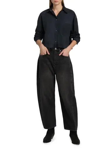 TWP Women's Little Big Joe Suede Jacket - Midnight | Thumbnail 2 TWP Women's Little Big Joe Suede Jacket - Midnight | Thumbnail 2