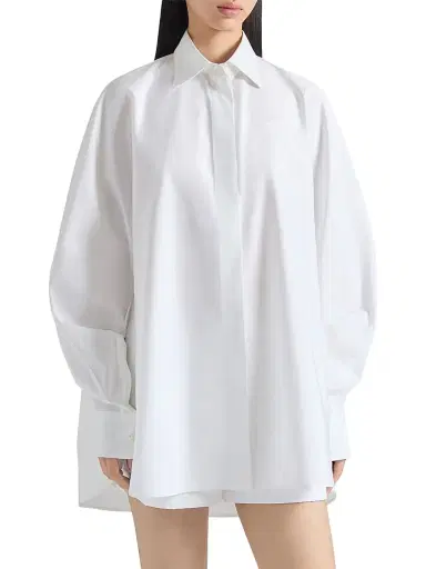 Givenchy Women's Shirt in Poplin with Embroidery - White - Size 8 | Thumbnail 3 Givenchy Women's Shirt in Poplin with Embroidery - White - Size 8 | Thumbnail 3