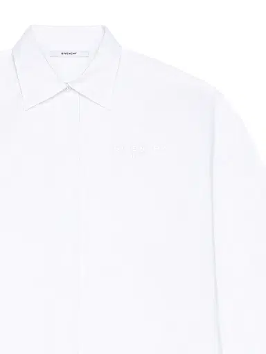 Givenchy Women's Shirt in Poplin with Embroidery - White - Size 8 | Thumbnail 5 Givenchy Women's Shirt in Poplin with Embroidery - White - Size 8 | Thumbnail 5