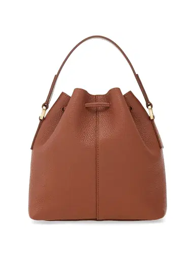 Ferragamo Women's Leather Bucket Bag - New Cognac | Thumbnail 6 Ferragamo Women's Leather Bucket Bag - New Cognac | Thumbnail 6