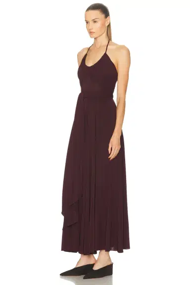 ALAÏA Halter Long Dress | Thumbnail 3 ALAÏA Halter Long Dress | Thumbnail 3