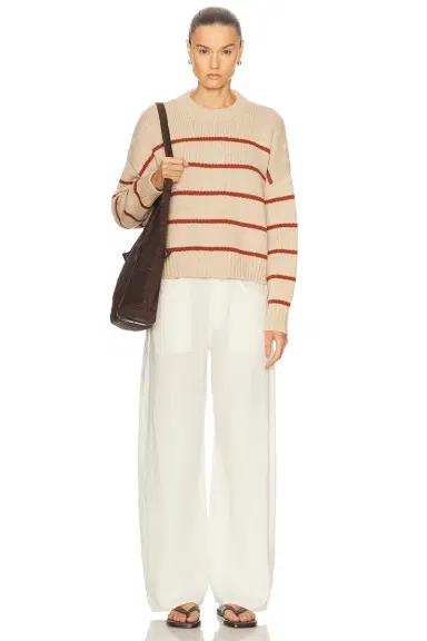 Jenni Kayne Chloe Crewneck Sweater | Thumbnail 4 Jenni Kayne Chloe Crewneck Sweater | Thumbnail 4