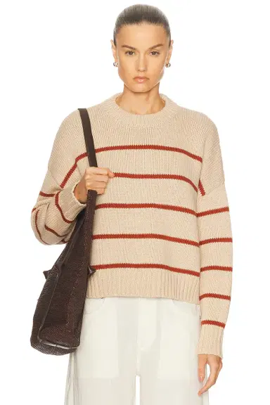 Jenni Kayne Chloe Crewneck Sweater | Thumbnail 1 Jenni Kayne Chloe Crewneck Sweater | Thumbnail 1