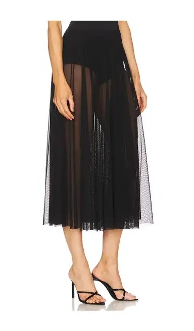 Norma Kamali Flared Skirt With Panty | Thumbnail 2 Norma Kamali Flared Skirt With Panty | Thumbnail 2