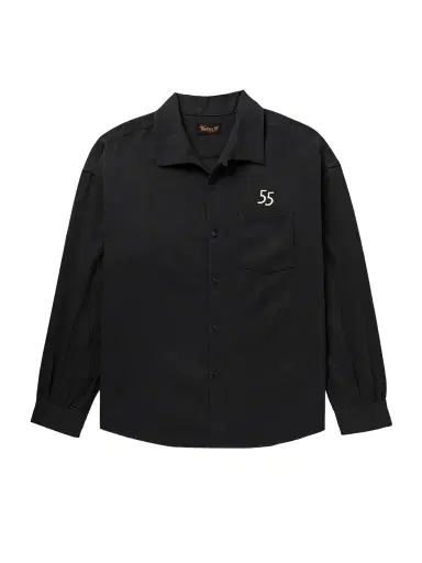 Visvim Palmer Convertible-Collar Embroidered Cotton-Twill Shirt - Men | Thumbnail 1 Visvim Palmer Convertible-Collar Embroidered Cotton-Twill Shirt - Men | Thumbnail 1