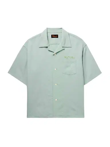 Visvim Crosby Convertible-Collar Embroidered Wool and Linen-Blend Shirt - Men | Thumbnail 1 Visvim Crosby Convertible-Collar Embroidered Wool and Linen-Blend Shirt - Men | Thumbnail 1