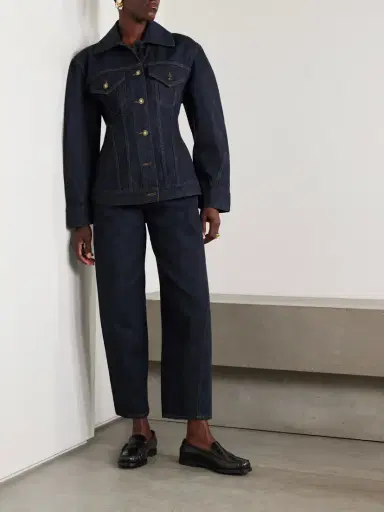 Givenchy Cropped High-rise Barrel-leg Jeans | Thumbnail 2 Givenchy Cropped High-rise Barrel-leg Jeans | Thumbnail 2