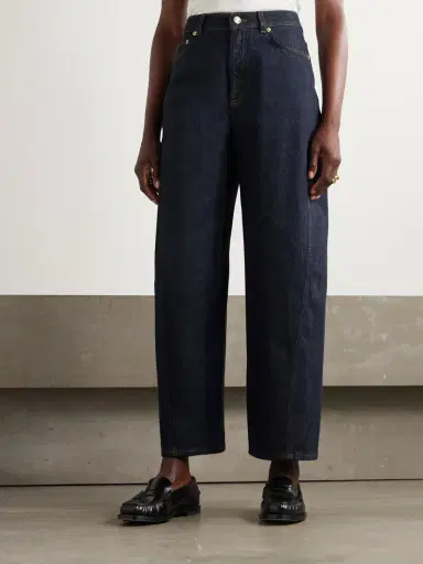Givenchy Cropped High-rise Barrel-leg Jeans | Thumbnail 3 Givenchy Cropped High-rise Barrel-leg Jeans | Thumbnail 3