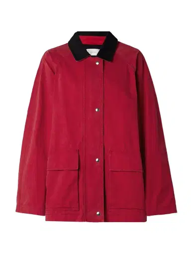 The Row Elodianna Two-tone Cotton-canvas Jacket | Thumbnail 1 The Row Elodianna Two-tone Cotton-canvas Jacket | Thumbnail 1