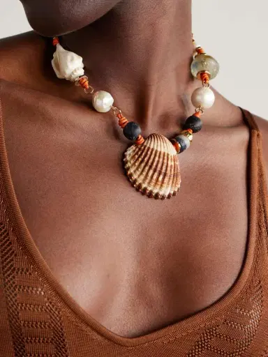 TOHUM Samsara Beaded Shell Necklace | Thumbnail 2 TOHUM Samsara Beaded Shell Necklace | Thumbnail 2