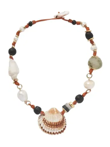 TOHUM Samsara Beaded Shell Necklace | Thumbnail 1 TOHUM Samsara Beaded Shell Necklace | Thumbnail 1